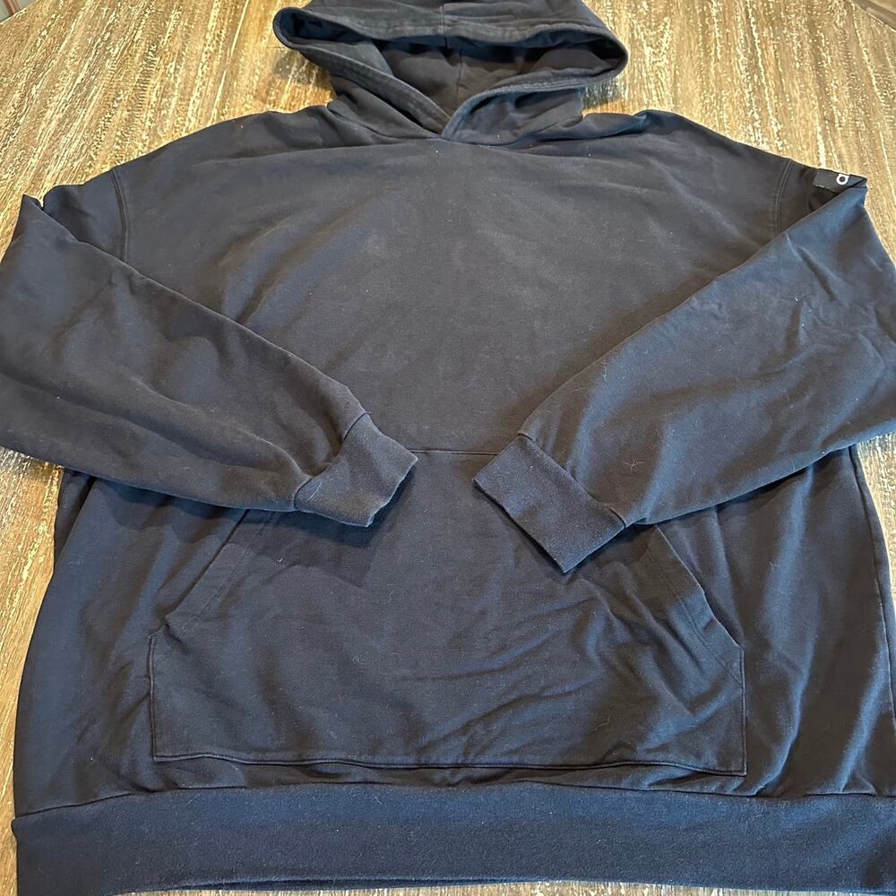 Alo Yoga Lightweight Modal Hoodie Pullover Oversized Black Men’s Size L Blemish